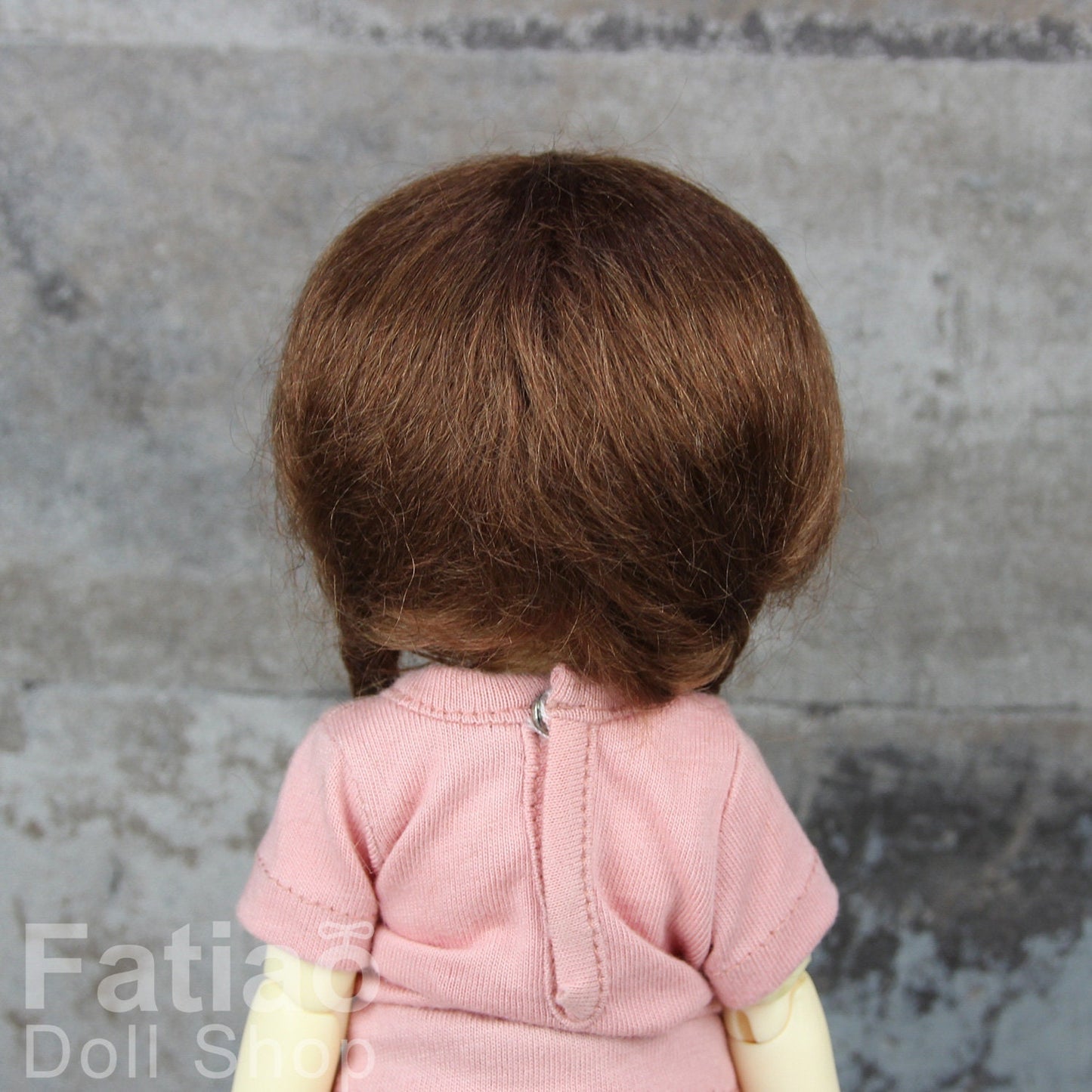 Fatiao - New Dollfie Yo-SD 1/6 BJD Mohair Dolls Wig 6-7 inch - Brown
