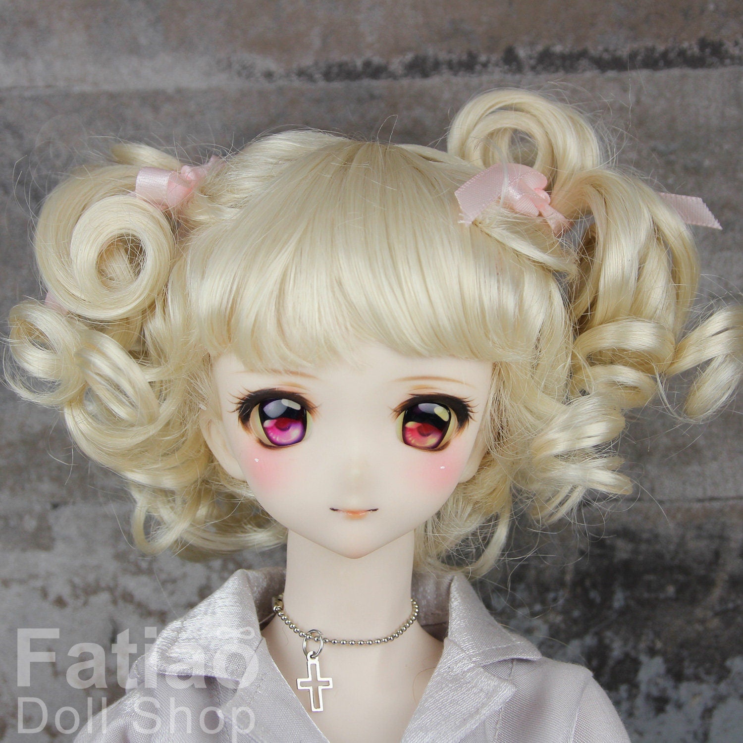 Fatiao - New Dollfie SD 1/3 BJD Dolls Wig size 8-9" - Blonde
