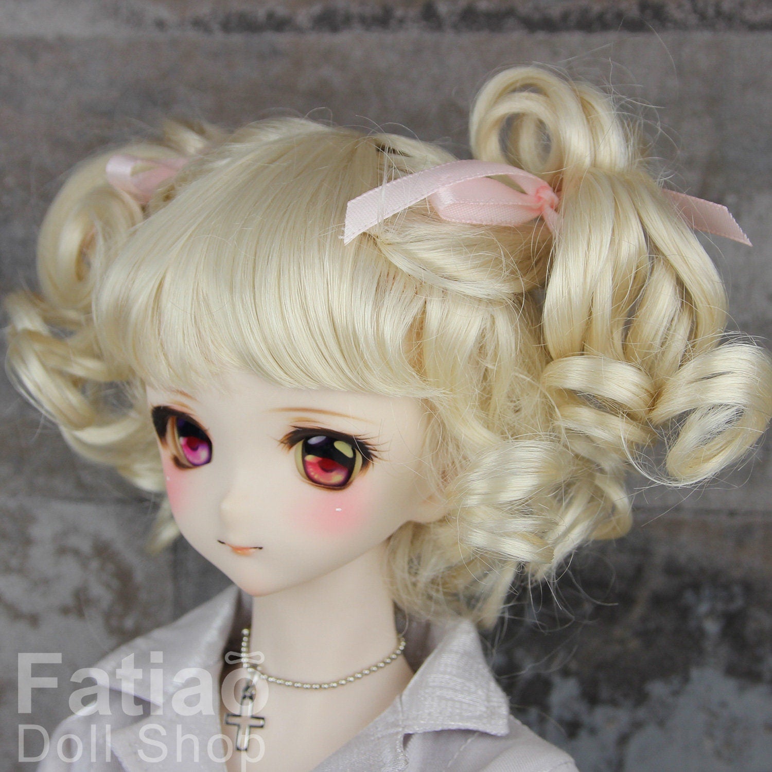 Fatiao - New Dollfie SD 1/3 BJD Dolls Wig size 8-9" - Blonde