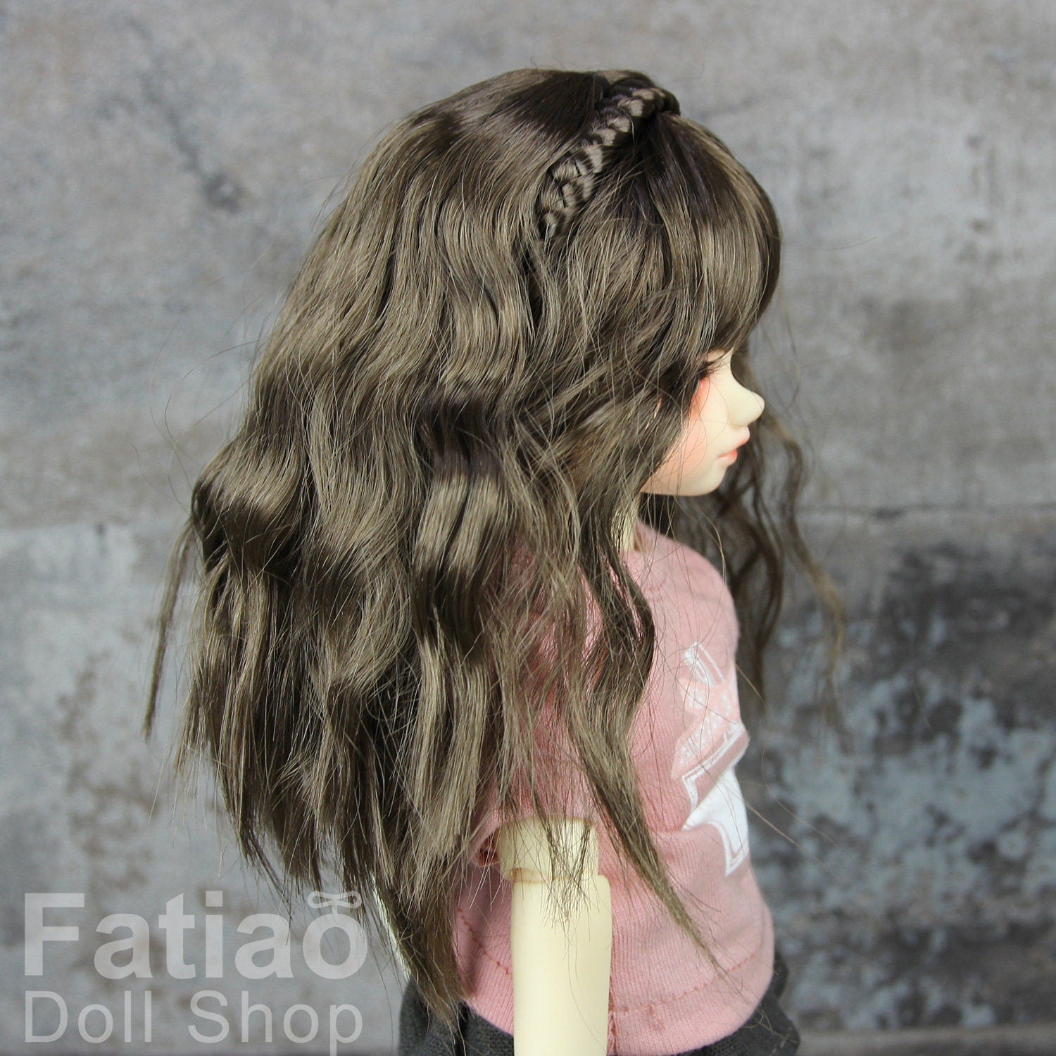 Fatiao - New Dollfie Yo-SD 1/6 BJD - Dolls Wig 6-7 inch - umber