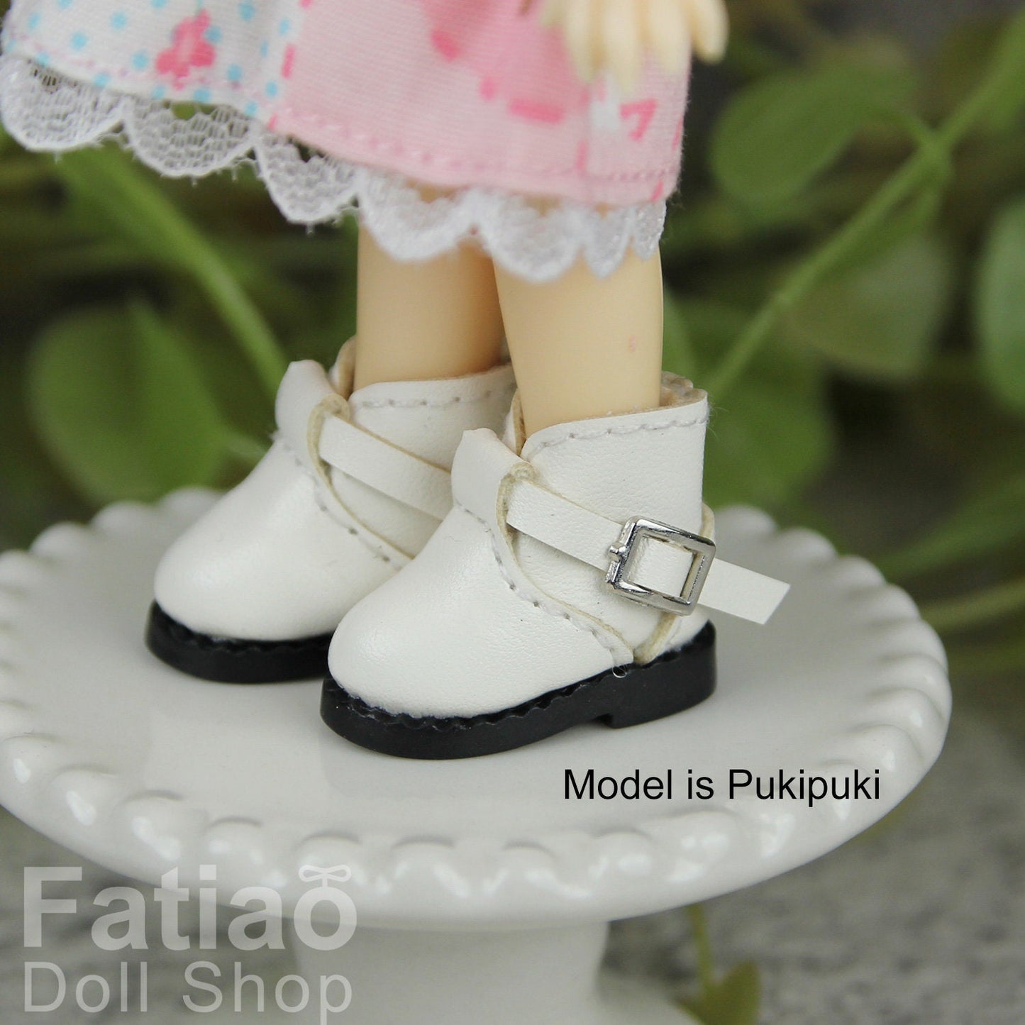 Fatiao - New MiddleBlythe Pukipuki OB11 Obitsu 11 nendoroid 1/12 BJD Dolls Boots Shoes (Size 2.2cm)
