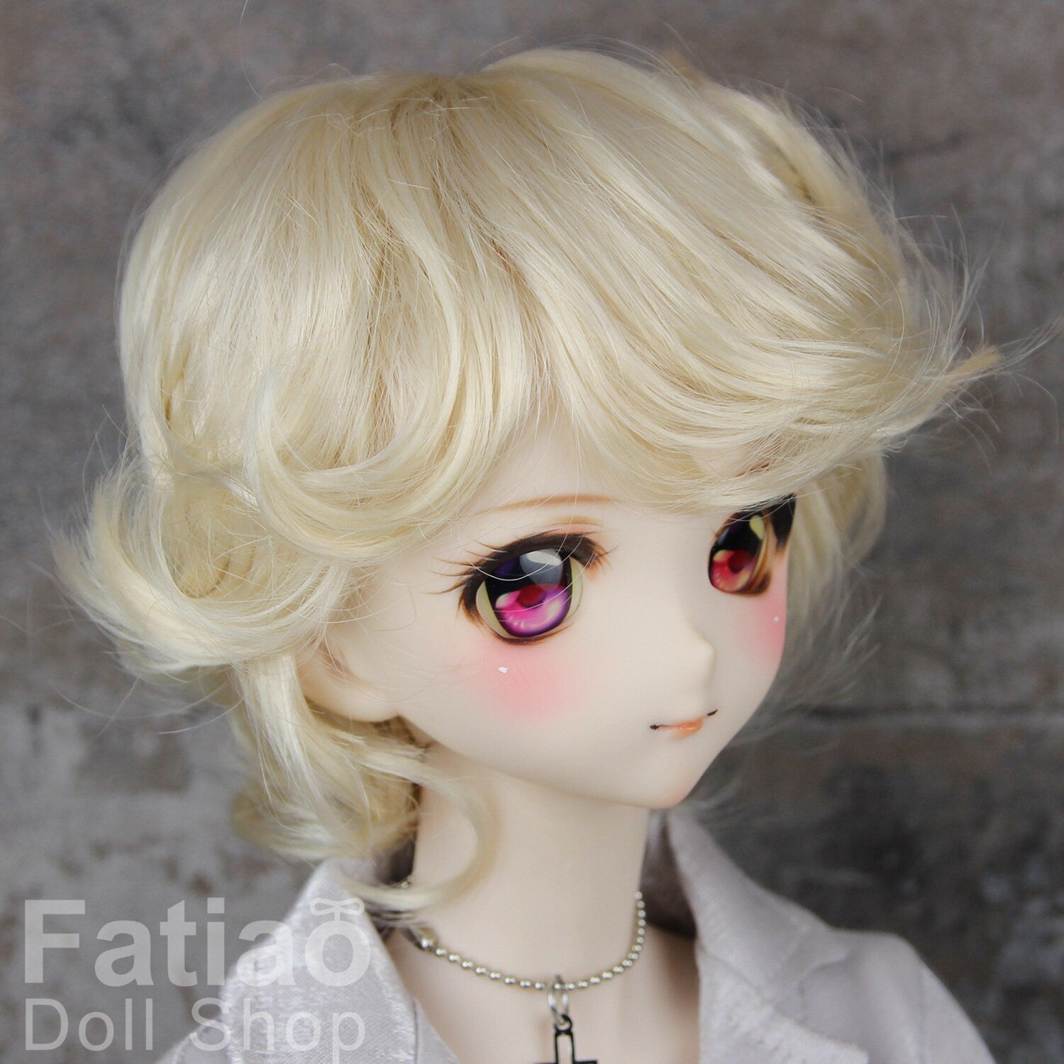 Fatiao - New Dollfie SD 1/3 BJD Dolls Wig size 8-9" - Blonde