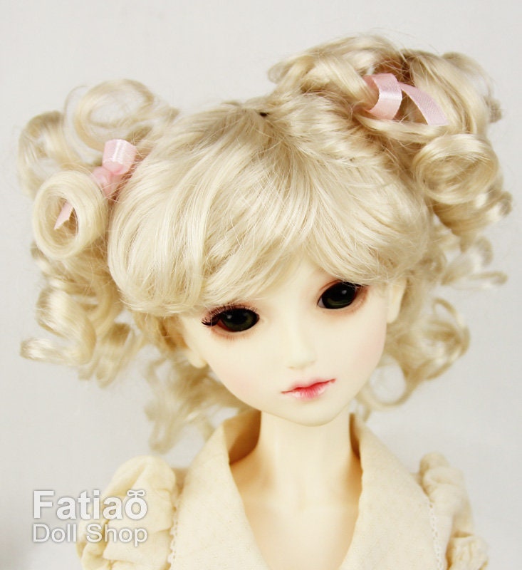 Fatiao - New Dollfie SD 1/3 BJD Dolls Wig size 8-9" - Blonde