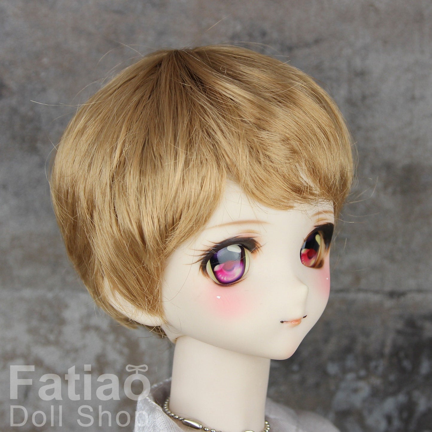 Fatiao - New Dollfie SD 1/3 BJD Dolls Wig size 8-9" - Ocher