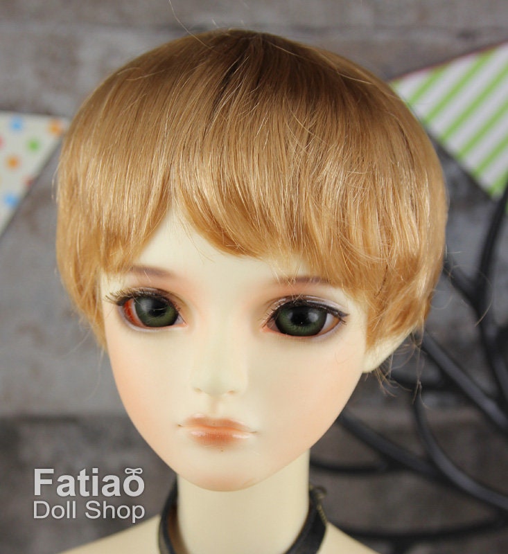 Fatiao - New Dollfie SD 1/3 BJD Dolls Wig size 8-9" - Ocher
