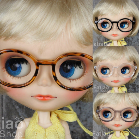 New fashion Full-Rim Dolls Plastic Glasses for Blythe