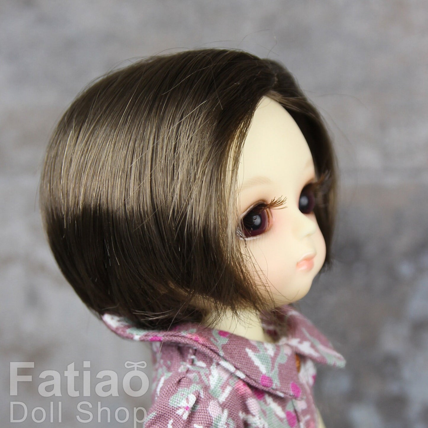 Fatiao - BJD Dollfie Lati Yellow Pukifee 5-6" Doll Wig - umber