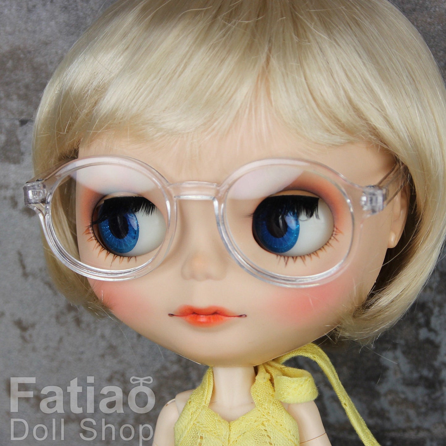 New fashion Full-Rim Dolls Plastic Glasses for Blythe