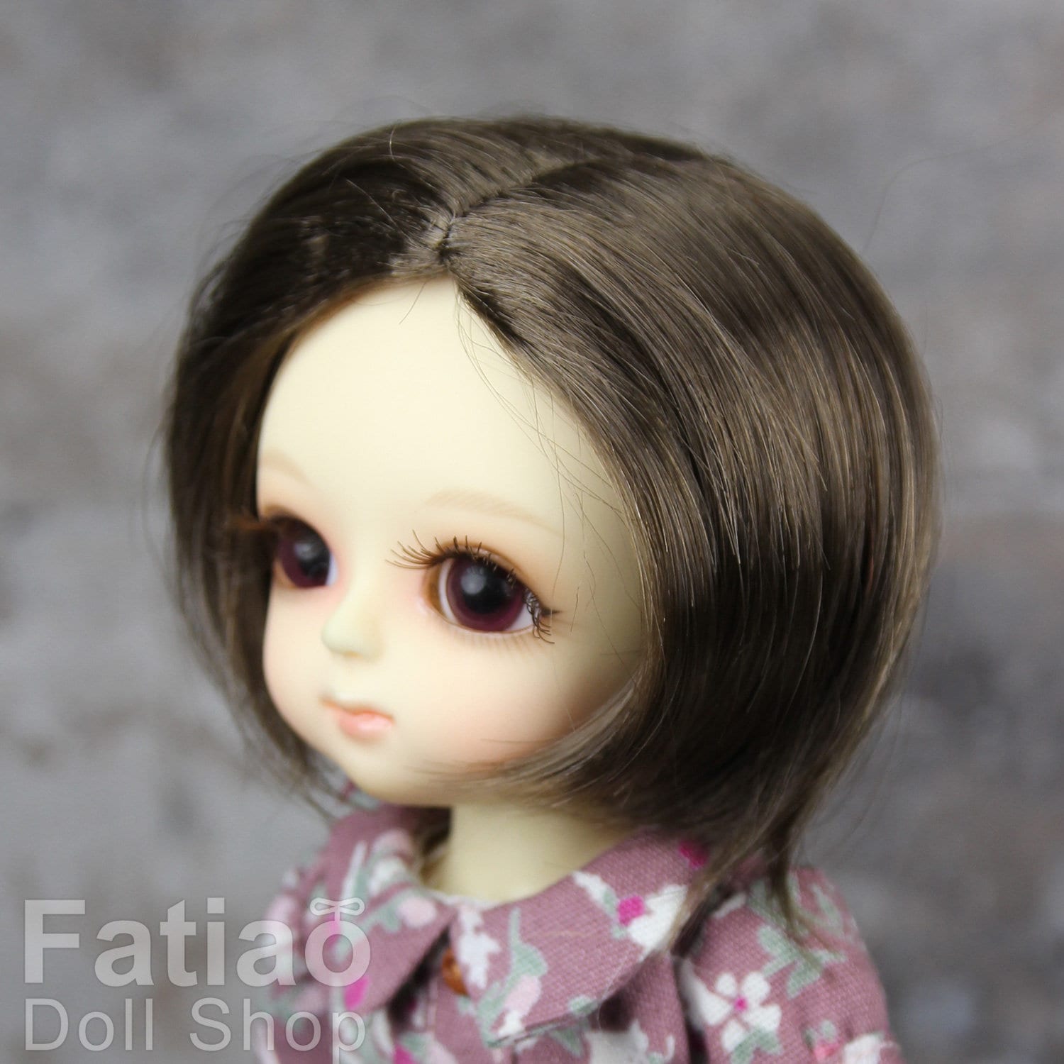 Fatiao - BJD Dollfie Lati Yellow Pukifee 5-6" Doll Wig - umber