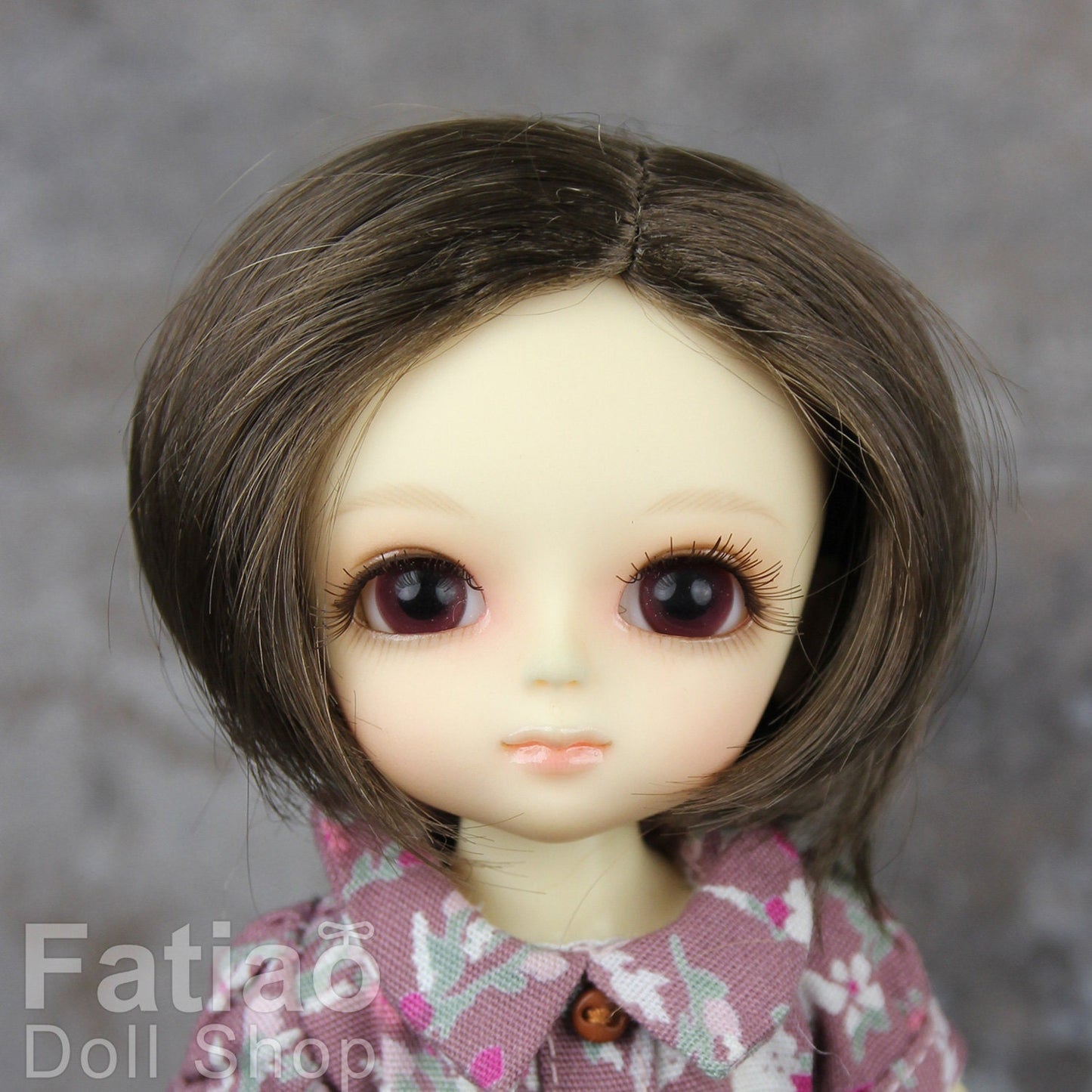 Fatiao - BJD Dollfie Lati Yellow Pukifee 5-6" Doll Wig - umber