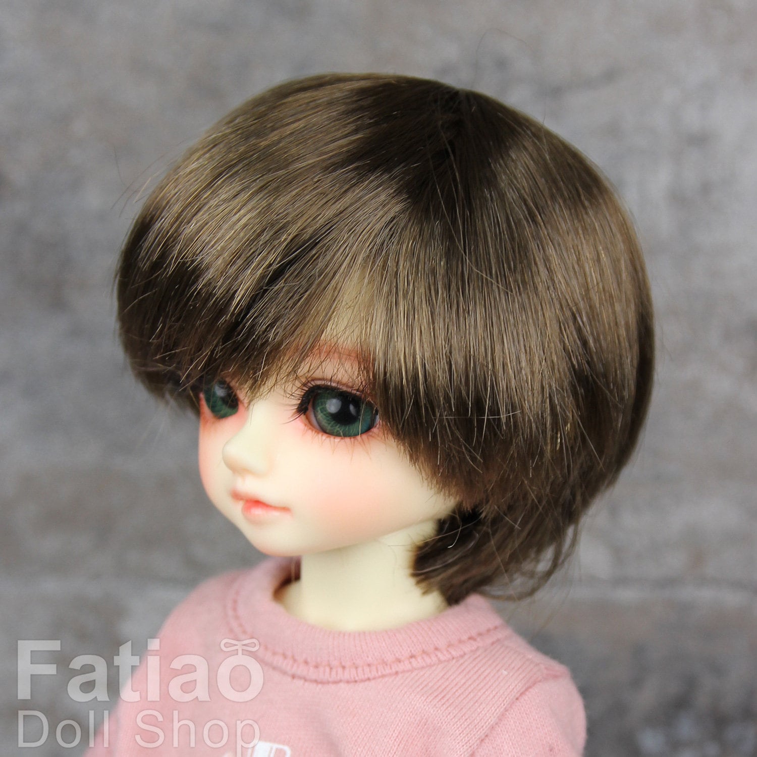 Fatiao - New Dollfie Yo-SD 1/6 BJD - Dolls Wig 6-7 inch - umber