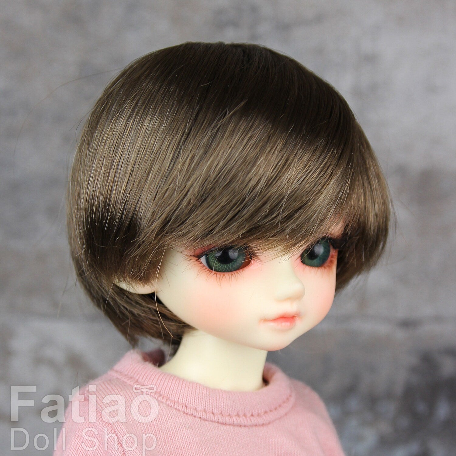Fatiao - New Dollfie Yo-SD 1/6 BJD - Dolls Wig 6-7 inch - umber