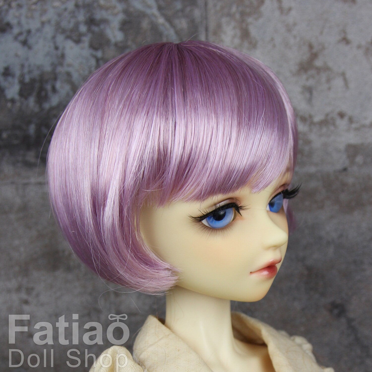 Fatiao - New Dollfie SD 1/3 BJD Volks Blythe Pullip Dolls Wig size 9-10"- Purple potato
