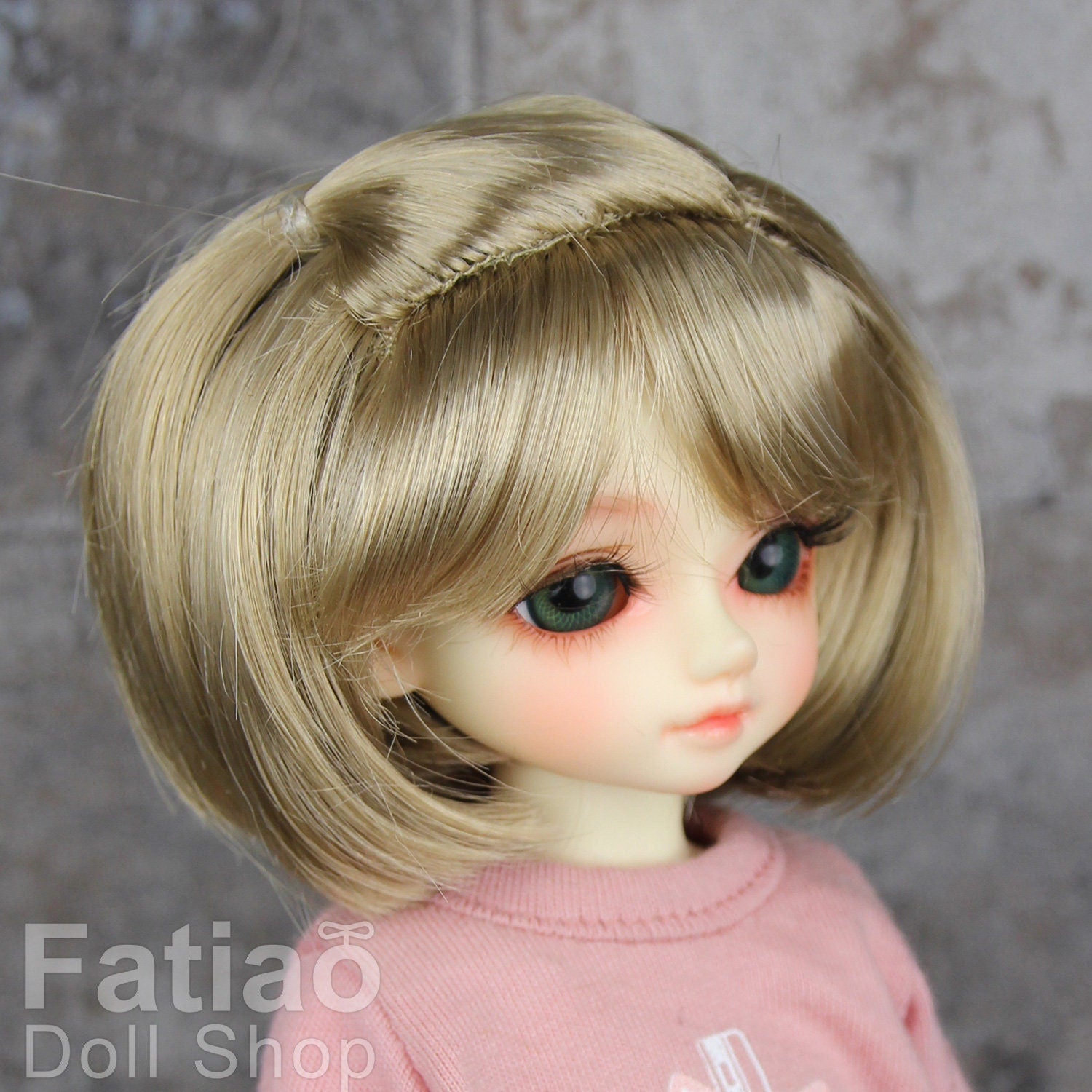 Fatiao - New Dollfie Yo-SD 1/6 BJD - Dolls Wig 6-7 inch - Baby Brown