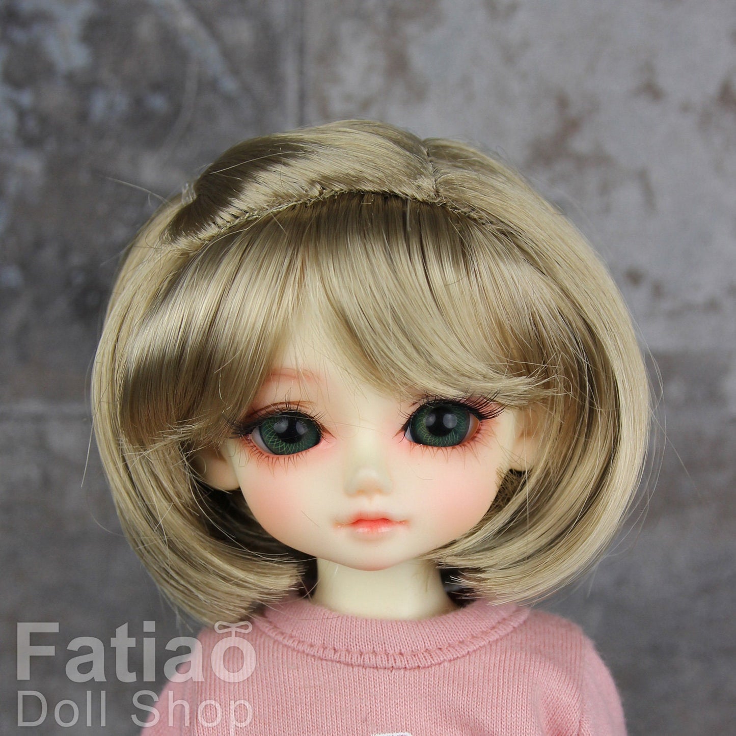 Fatiao - New Dollfie Yo-SD 1/6 BJD - Dolls Wig 6-7 inch - Baby Brown