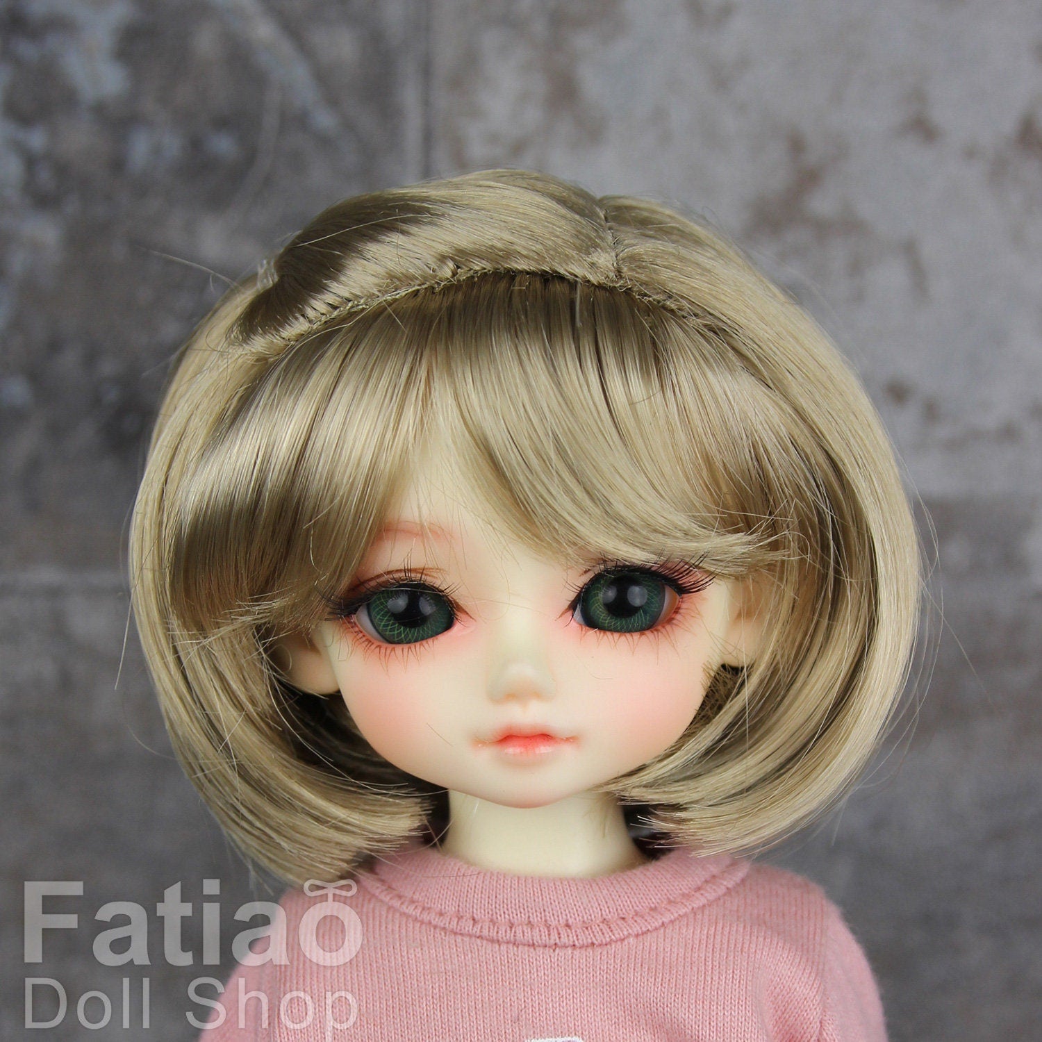 Fatiao - New Dollfie Yo-SD 1/6 BJD - Dolls Wig 6-7 inch - Baby Brown
