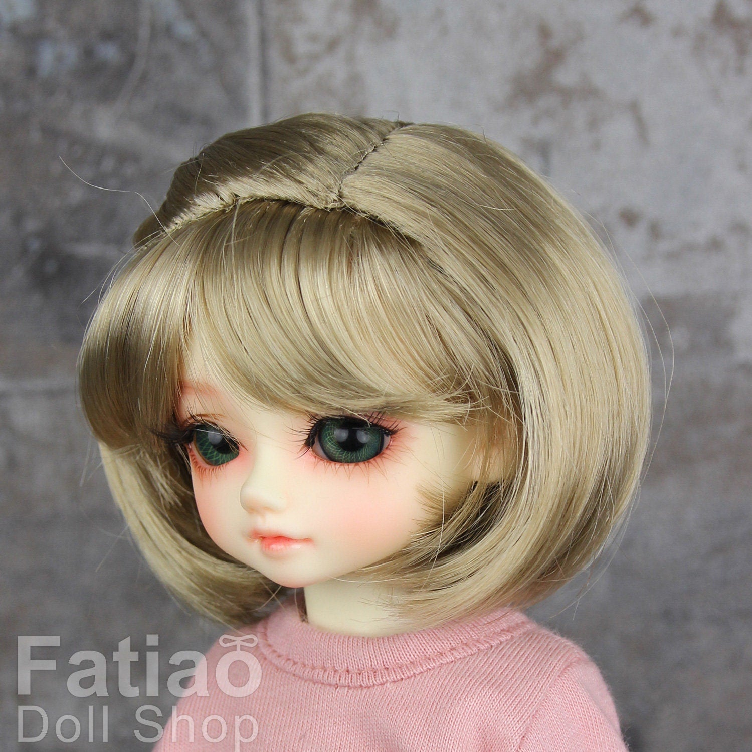 Fatiao - New Dollfie Yo-SD 1/6 BJD - Dolls Wig 6-7 inch - Baby Brown