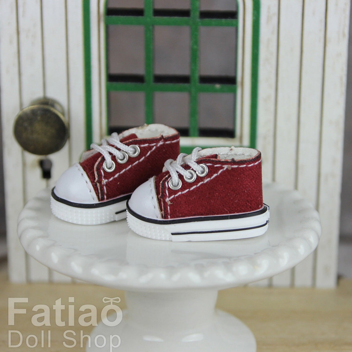Fatiao - New OB11 Obitsu 11 Blythe 1/12 BJD doll canvas Lace-up shoes