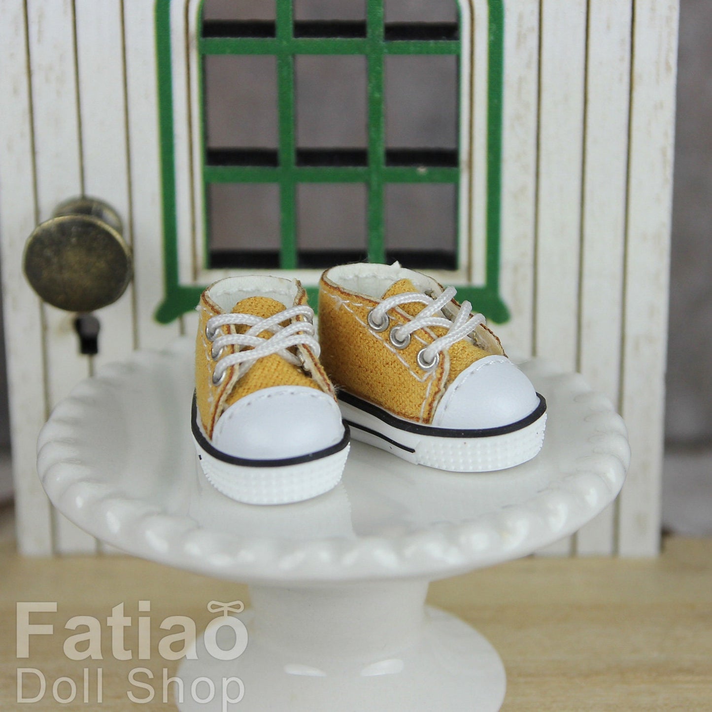 Fatiao - New OB11 Obitsu 11 Blythe 1/12 BJD doll canvas Lace-up shoes
