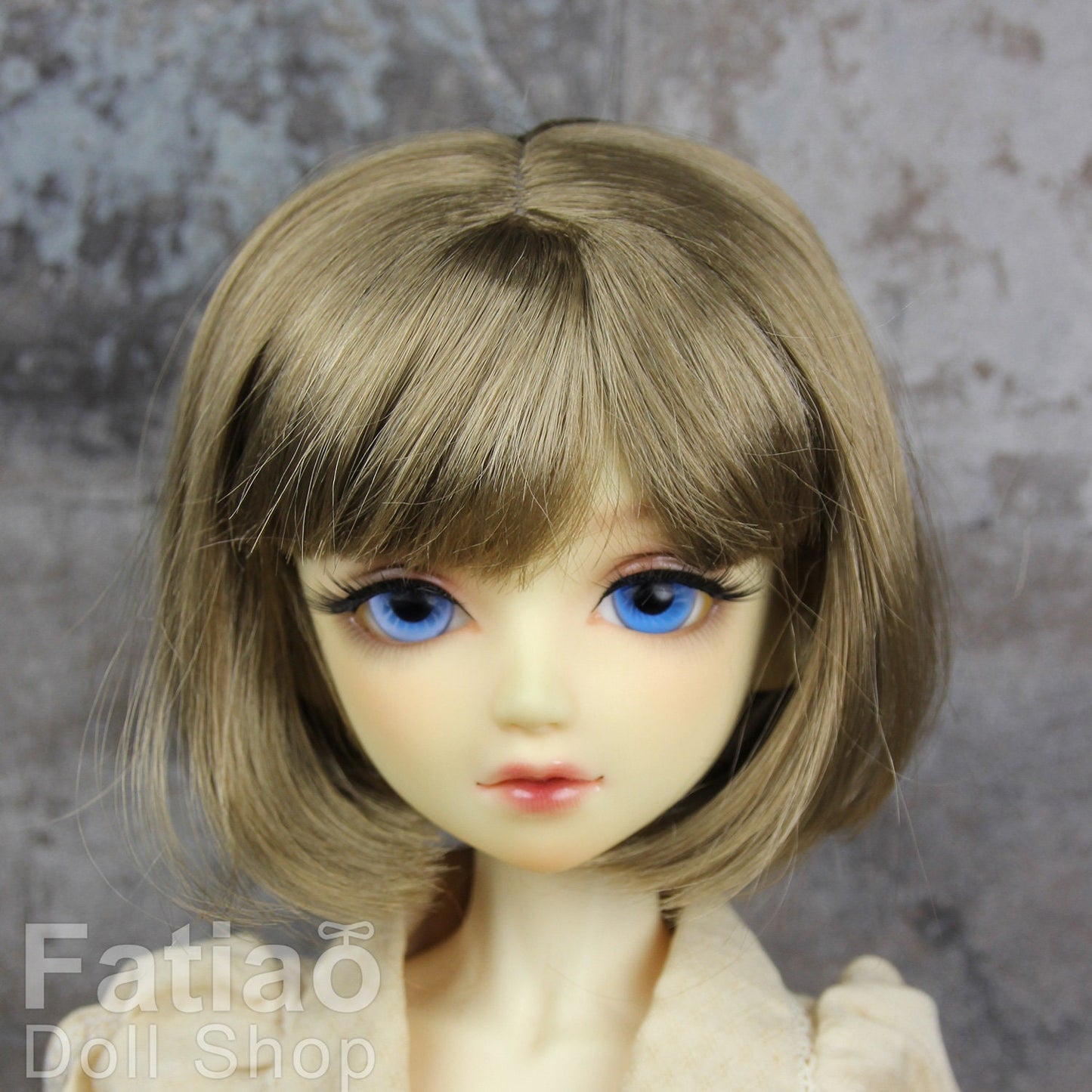 Fatiao - New Dollfie SD 1/3 BJD Volks Blythe Pullip Dolls Wig size 9-10"- Brown