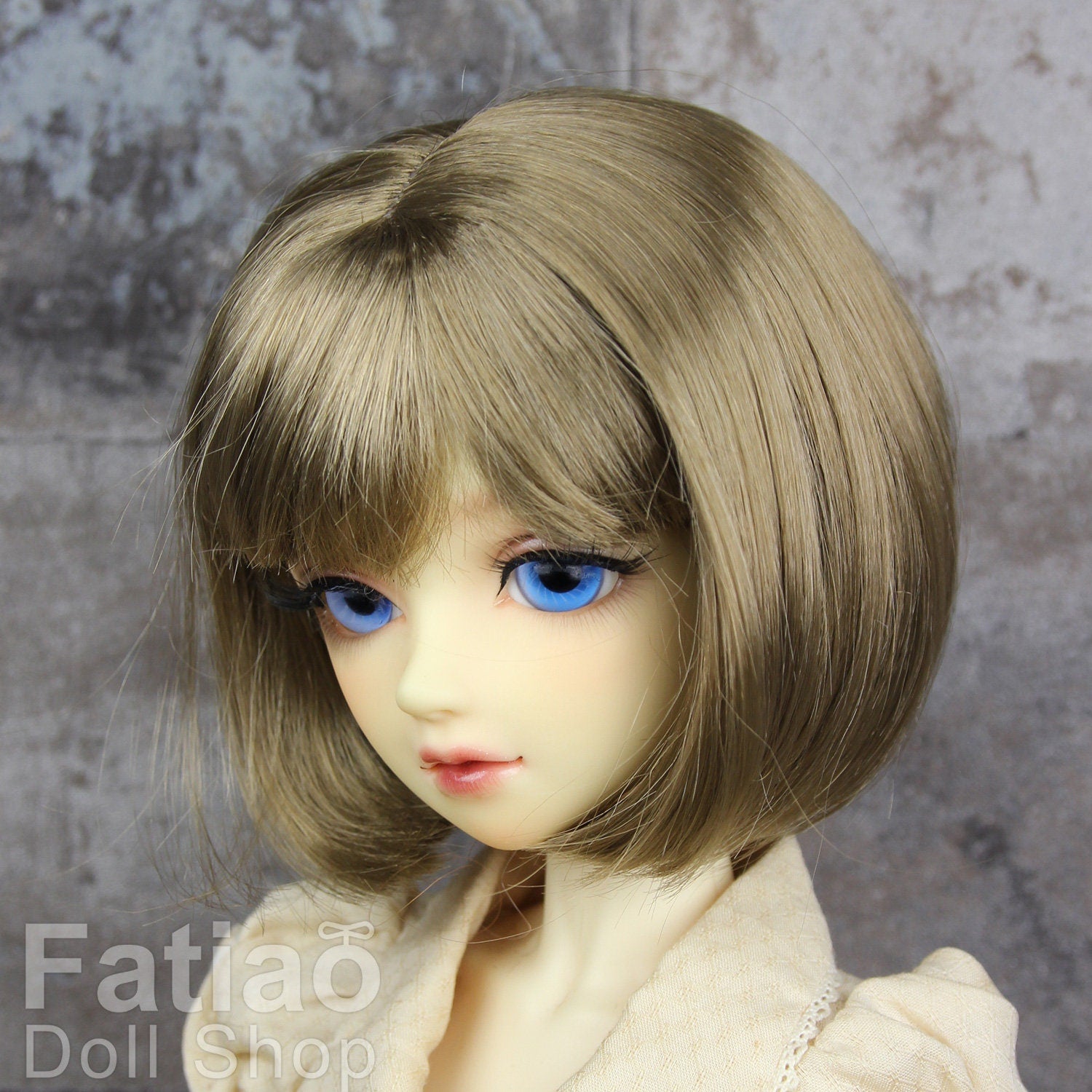 Fatiao - New Dollfie SD 1/3 BJD Volks Blythe Pullip Dolls Wig size 9-10"- Brown