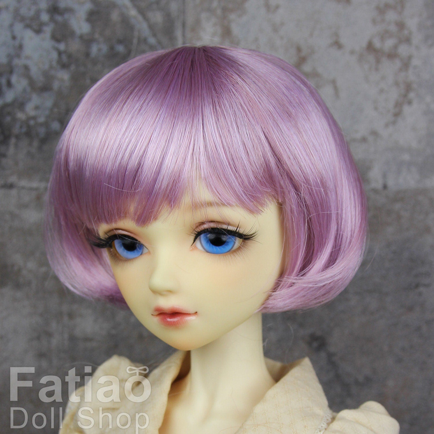 Fatiao - New Dollfie SD 1/3 BJD Volks Blythe Pullip Dolls Wig size 9-10"- Purple potato