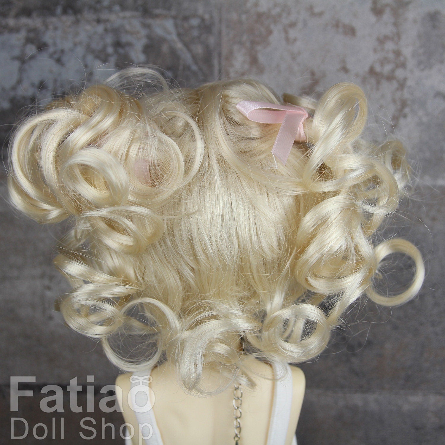 Fatiao - New Dollfie SD 1/3 BJD Volks Blythe Pullip Dolls Wig size 9-10"- Blonde