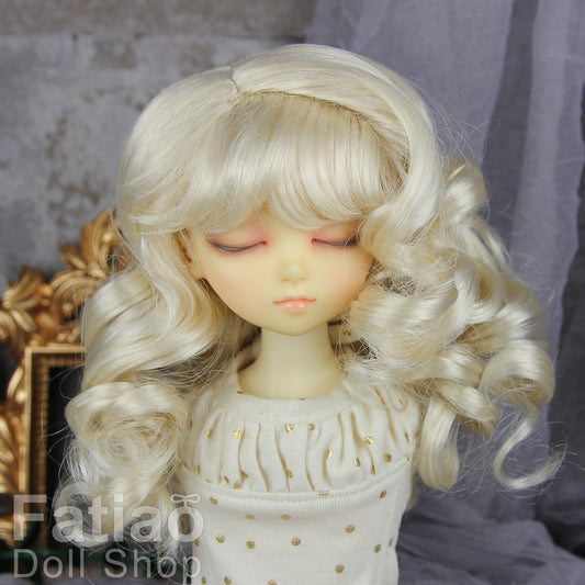 Fatiao - New Dollfie MSD Kaye Wiggs 1/4 BJD Size 7-8 inch - Blonde Dolls Wig