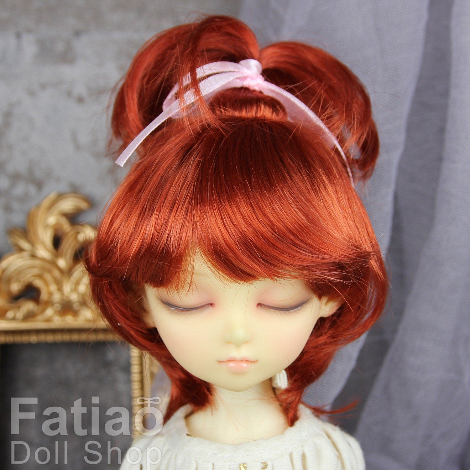 Fatiao - New Dollfie MSD Kaye Wiggs 1/4 BJD Size 7-8 inch - Carrot Dolls Wig