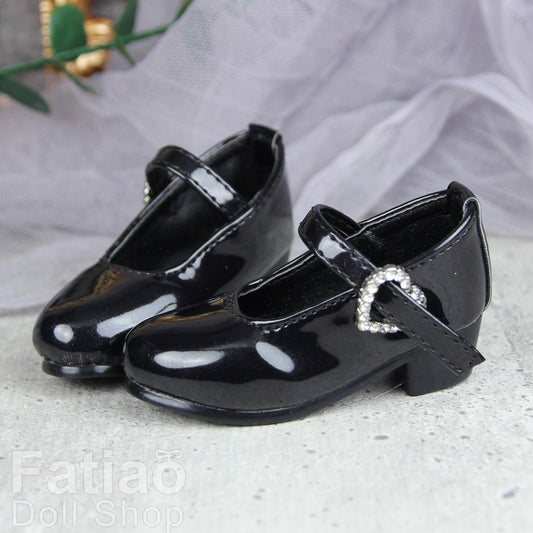 Fatiao - New 1/3 BJD Dollfie Dolls Mary Jane Shoes - Black (Size 6.5cm)