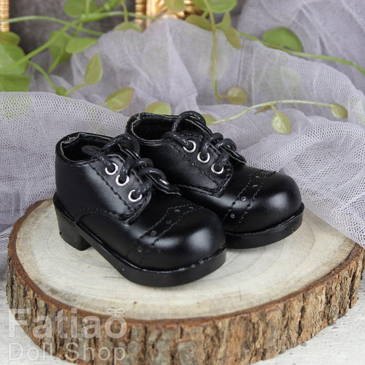 Fatiao - New 1/4 BJD MSD Dollfie Dolls Shoes - Black (Size 5.5cm)