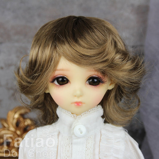 Fatiao - New Dollfie MSD Kaye Wiggs 1/4 BJD Size 7-8 inch - Latte Dolls Wig