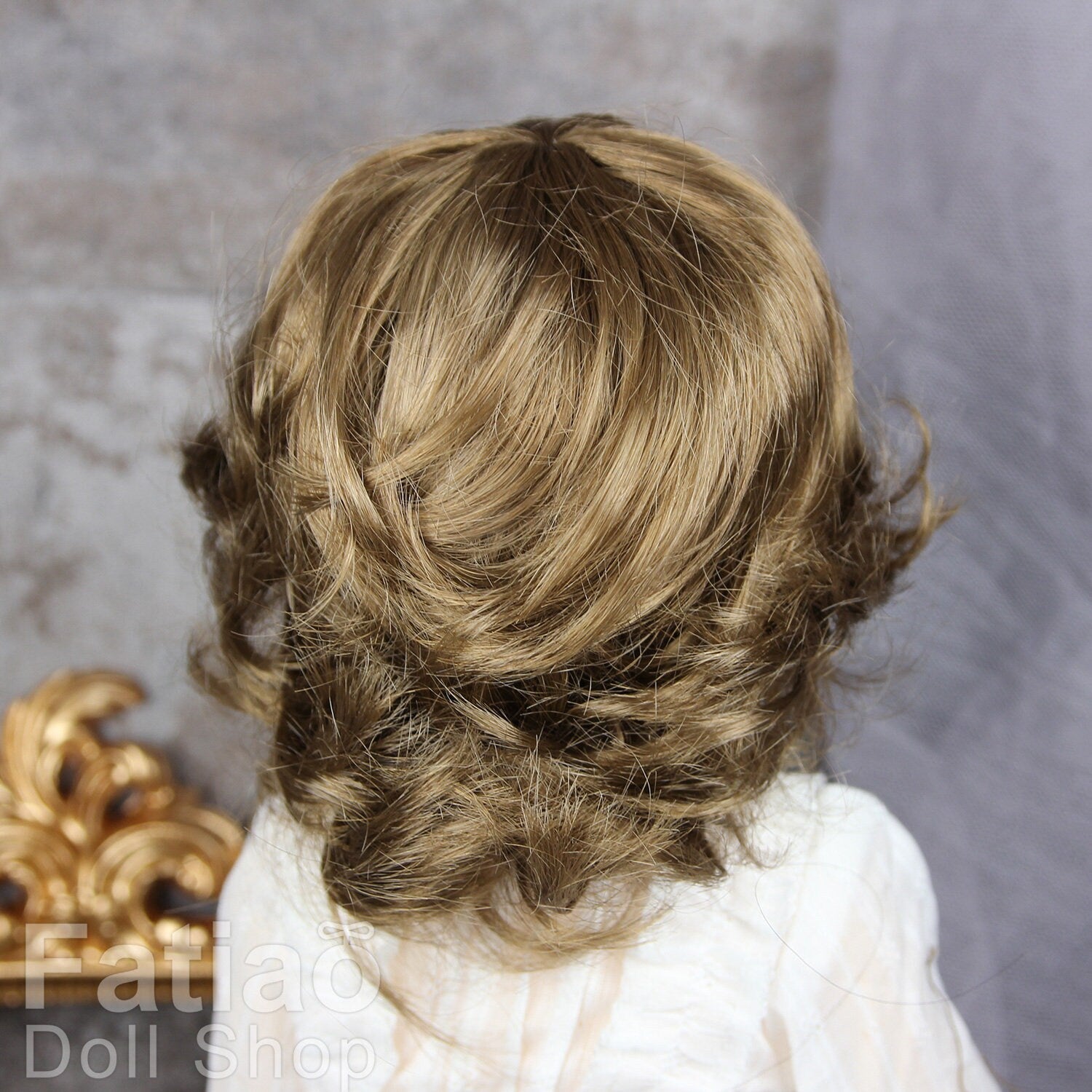 Fatiao - New Dollfie MSD Kaye Wiggs 1/4 BJD Size 7-8 inch - Latte Dolls Wig
