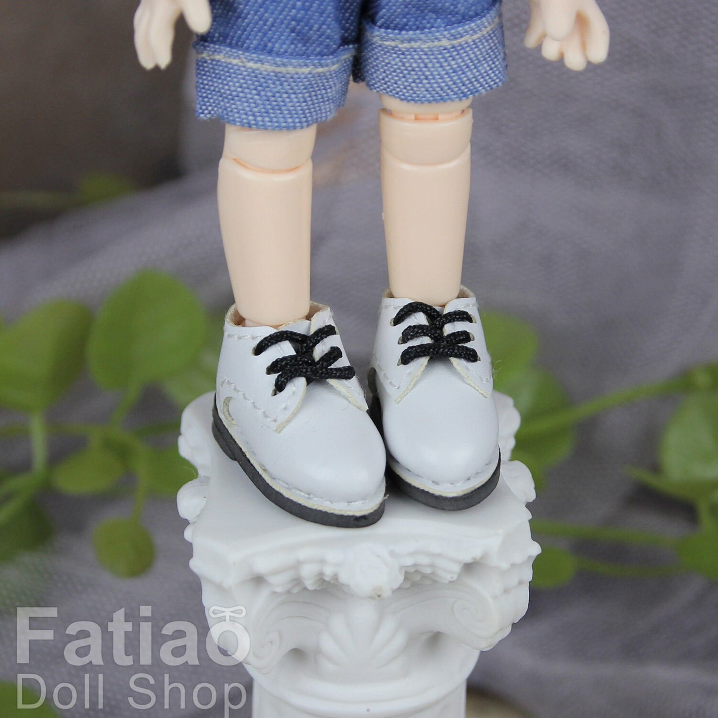 Fatiao - New OB11 Obitsu 11 Cu-poche 1/12 BJD Nendoroid GSC doll Lace-up Oxford shoes
