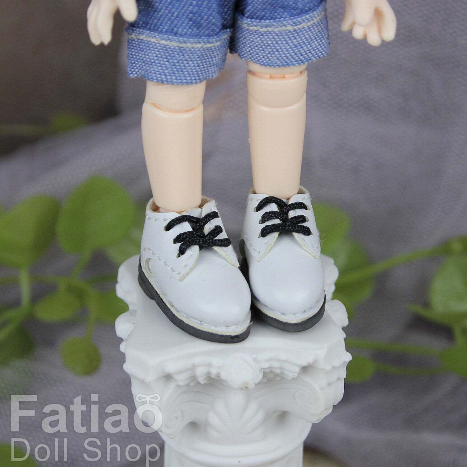 Fatiao - New OB11 Obitsu 11 Cu-poche 1/12 BJD Nendoroid GSC doll Lace-up Oxford shoes
