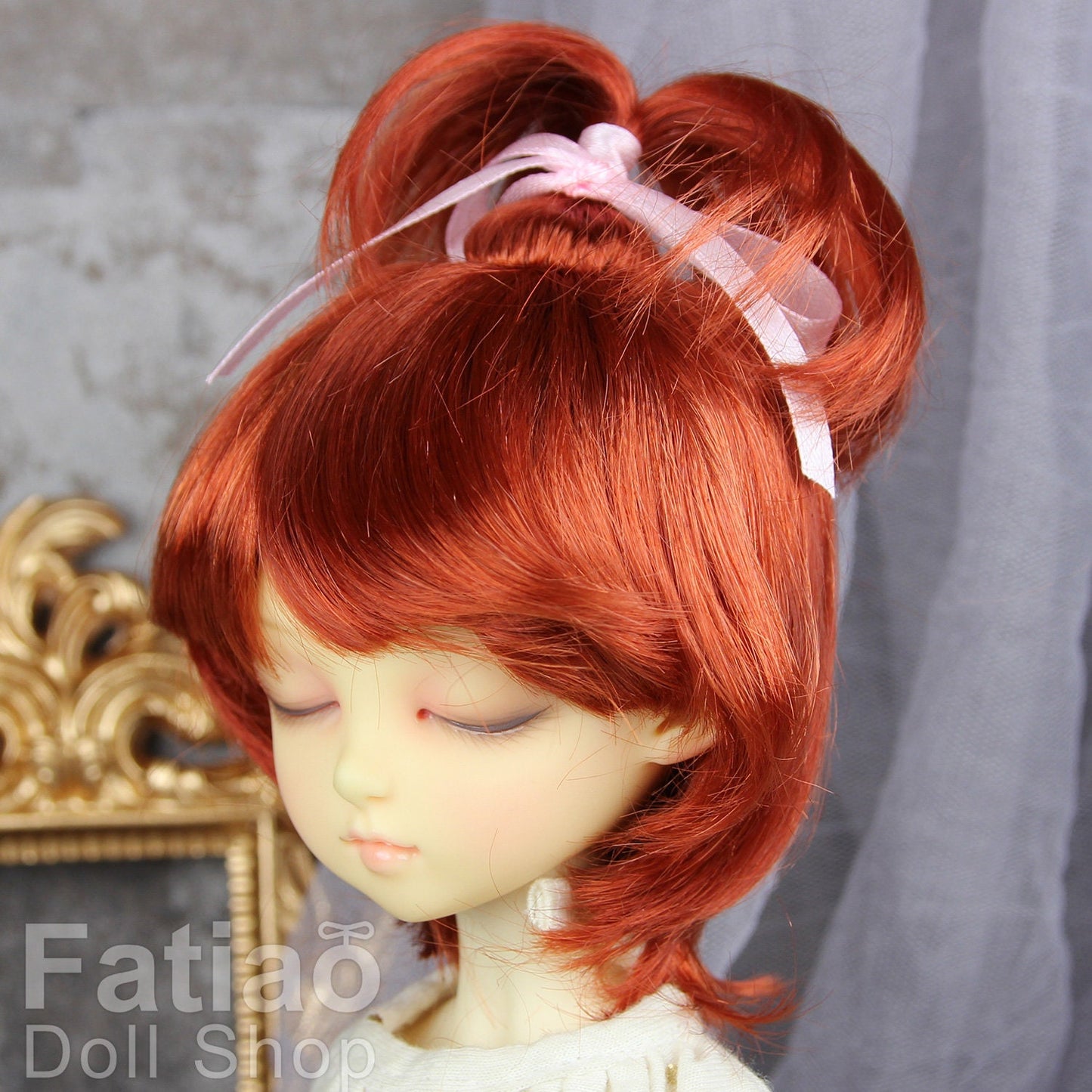 Fatiao - New Dollfie MSD Kaye Wiggs 1/4 BJD Size 7-8 inch - Carrot Dolls Wig
