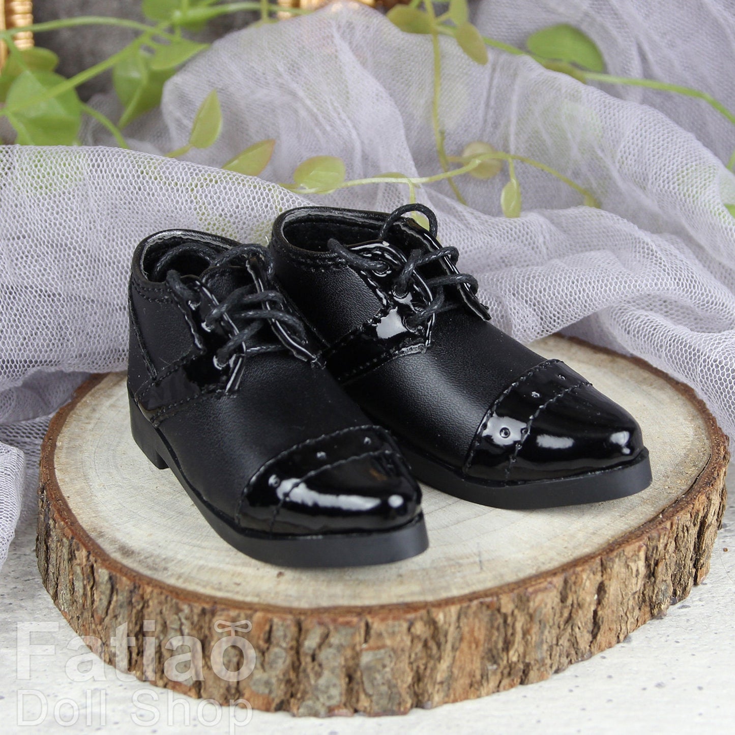 Fatiao - New 1/4 BJD Dollfie MSD Shoes - Black