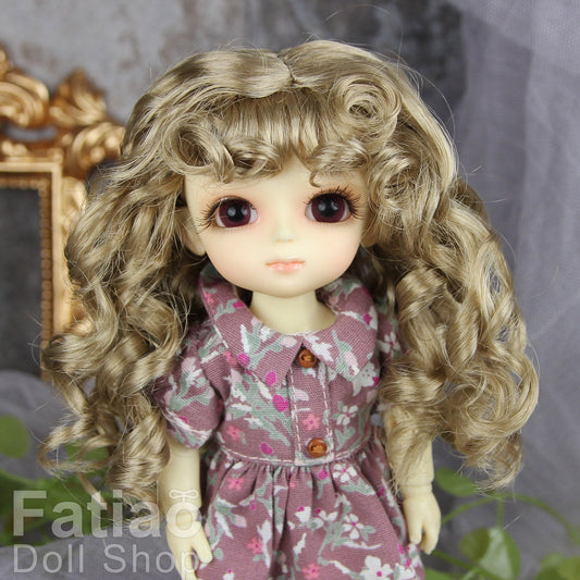 Fatiao - Dollfie Lati Yellow Pukifee 5-6" Doll Wig - Baby Brown