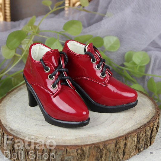Fatiao - New 1/4 BJD Dollfie MSD High Heeled Shoes - Red (Size 5.5cm)