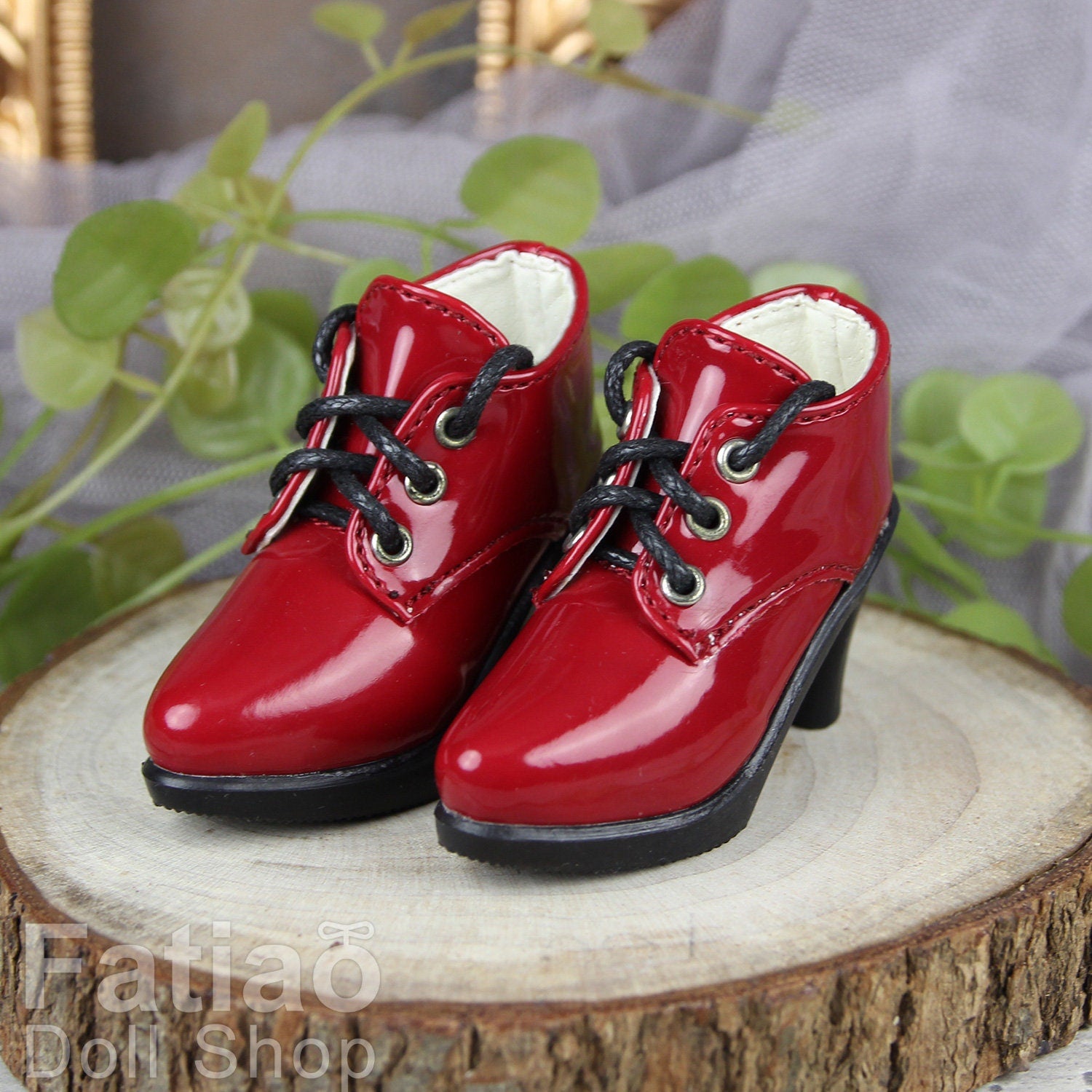 Fatiao - New 1/4 BJD Dollfie MSD High Heeled Shoes - Red (Size 5.5cm)