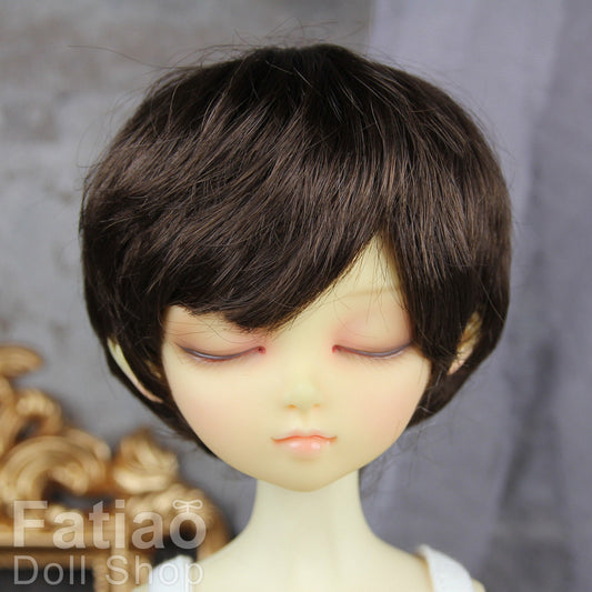 Fatiao - New Dollfie MSD Kaye Wiggs 1/4 BJD Size 7-8 inch Dark Brown Dolls Wig