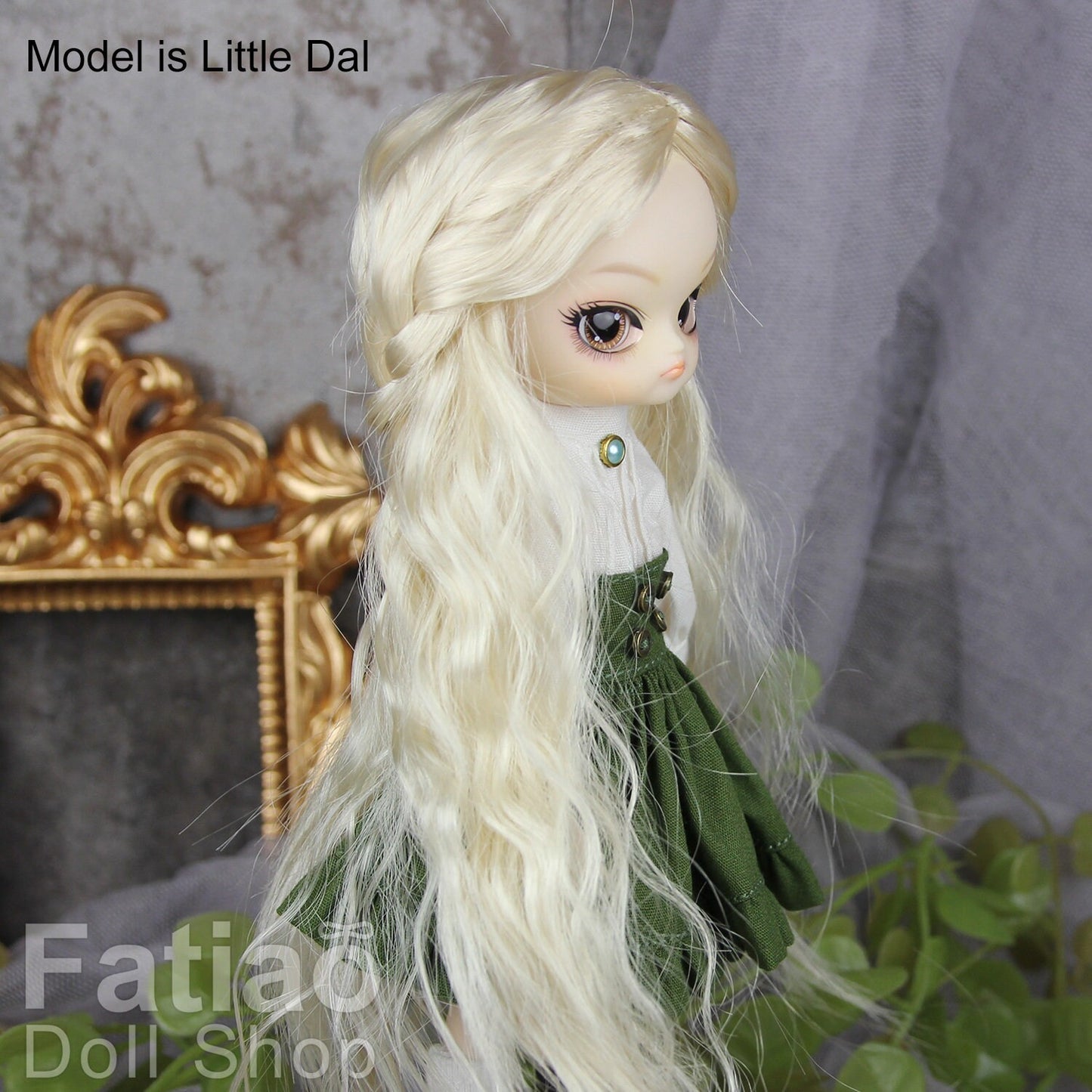 Fatiao - New Dollfie BJD Nendoroid / Little Dal Pullip / Dolls Wig - size 4-5" - Blonde