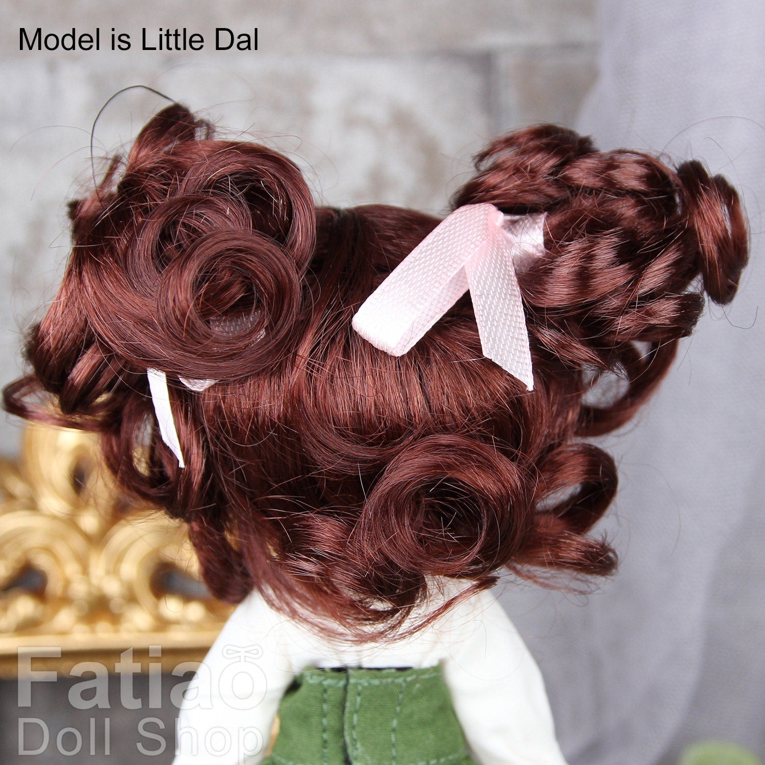 Fatiao - New Dollfie BJD Nendoroid / Little Dal Pullip / Dolls Wig - size 4-5" - Chocolate