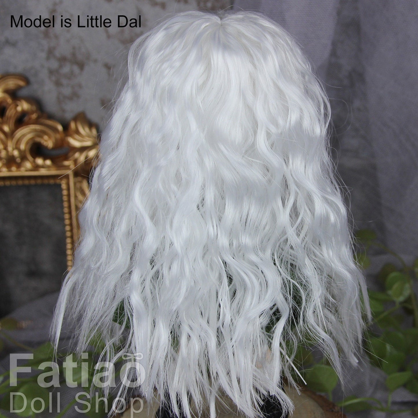 Fatiao - New Dollfie BJD Nendoroid / Little Dal Pullip / Dolls Wig - size 4-5" - White