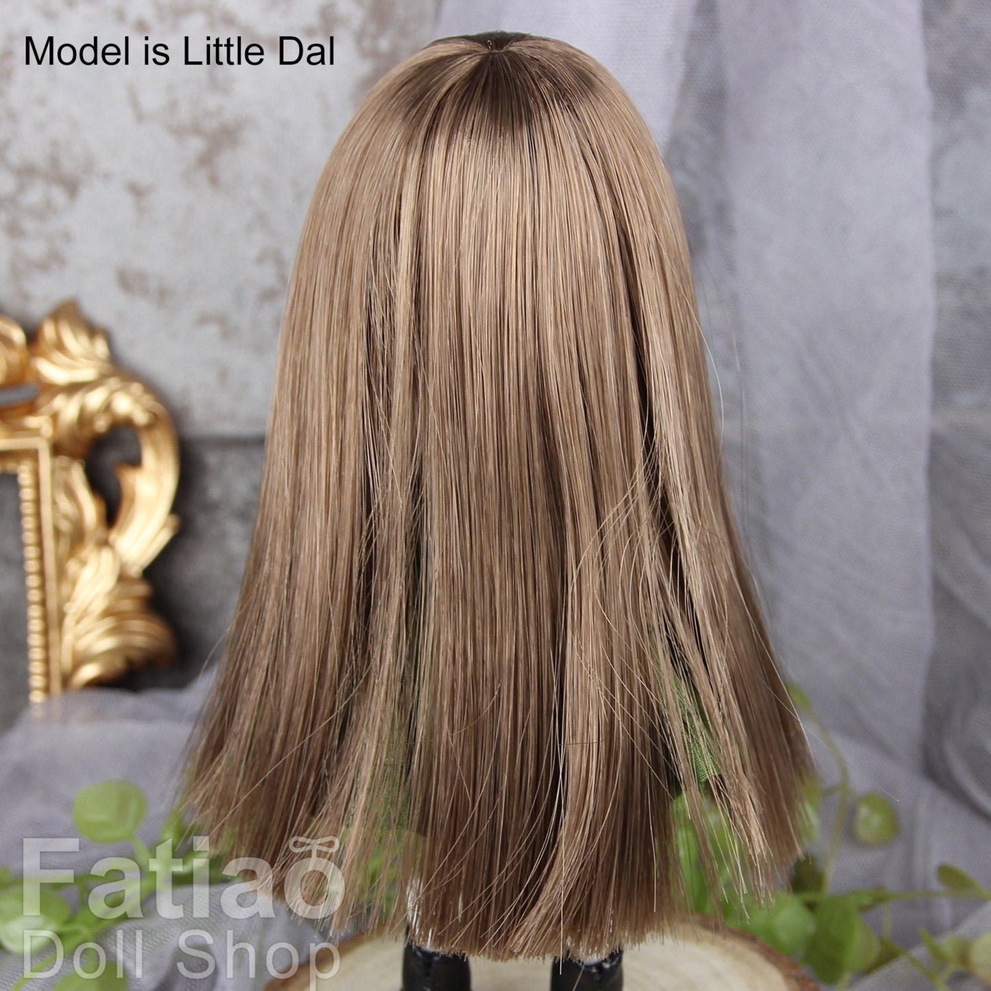 Fatiao - New Dollfie BJD Nendoroid / Little Dal Pullip / Dolls Wig - size 4-5" - Brown