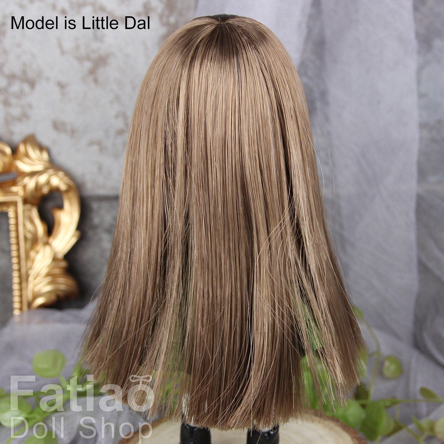 Fatiao - New Dollfie BJD Nendoroid / Little Dal Pullip / Dolls Wig - size 4-5" - Brown