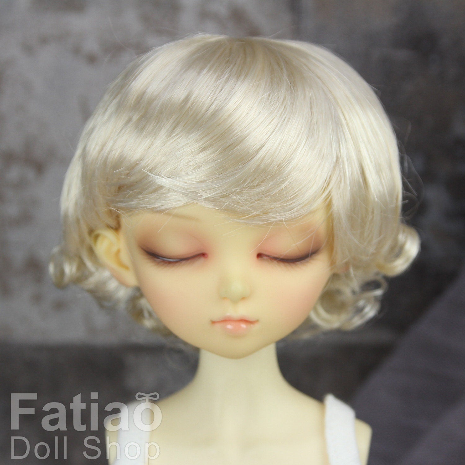 Fatiao - New Dollfie MSD Kaye Wiggs 1/4 BJD Size 7-8 inch Blonde Dolls Wig