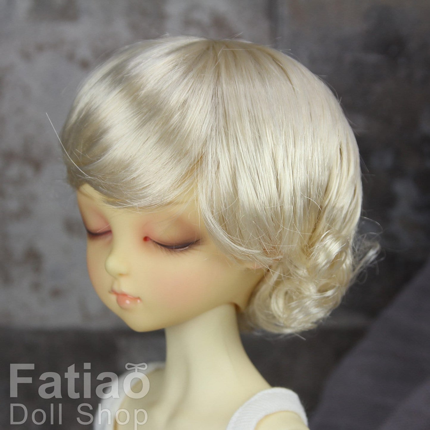 Fatiao - New Dollfie MSD Kaye Wiggs 1/4 BJD Size 7-8 inch Blonde Dolls Wig