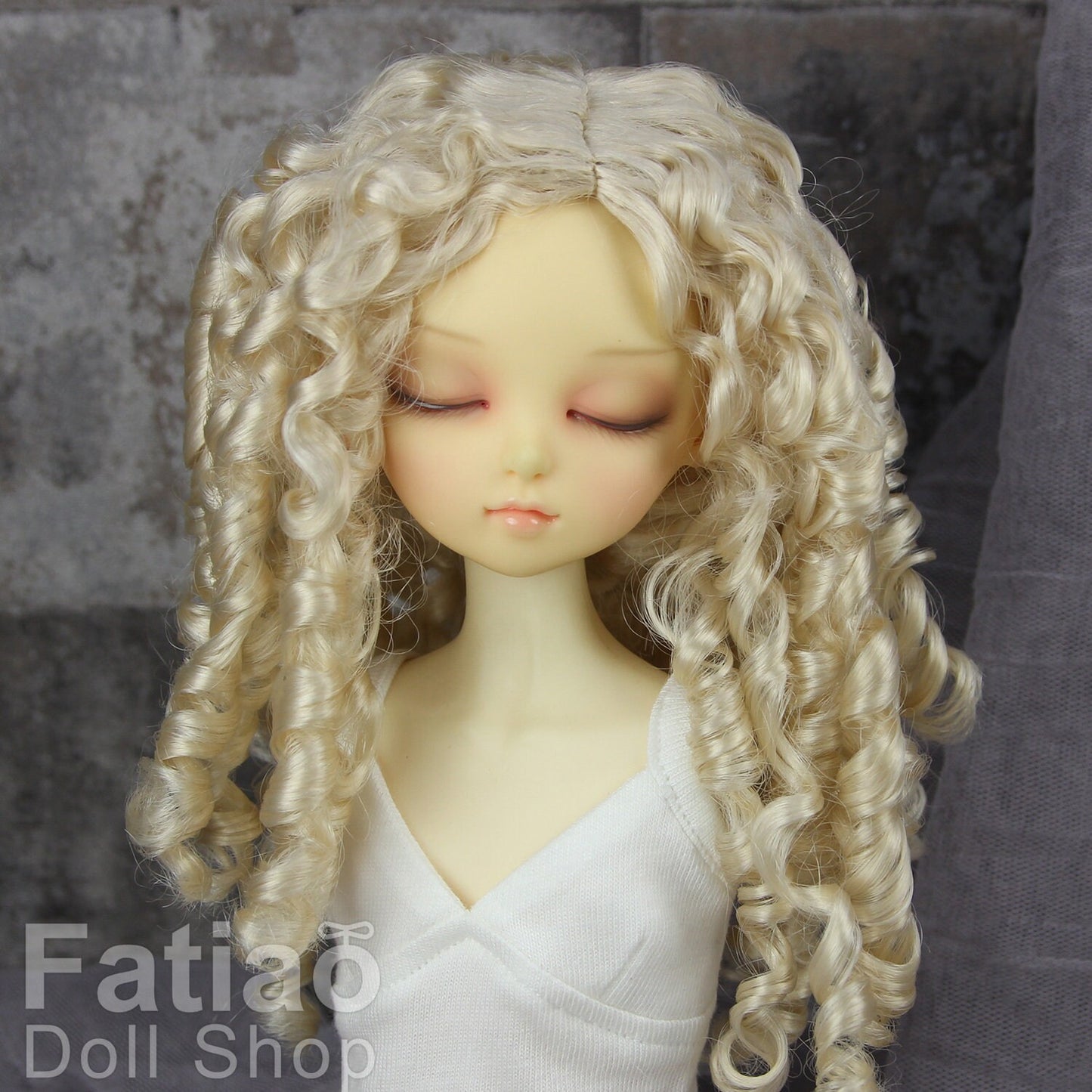 Fatiao - New Dollfie MSD Kaye Wiggs little darling doll 1/4 BJD Size 7-8 inch Dolls Wig - Blonde