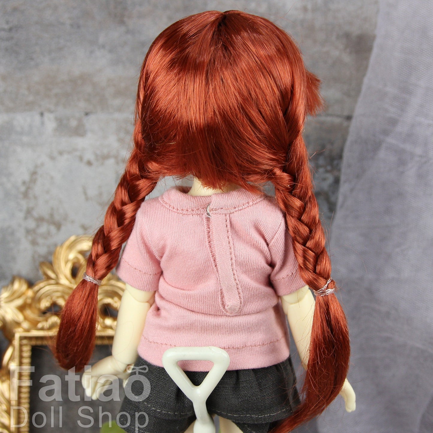Fatiao - New Dolls Wig Dollfie Yo-SD 1/6 BJD 6-7" size - Carrot